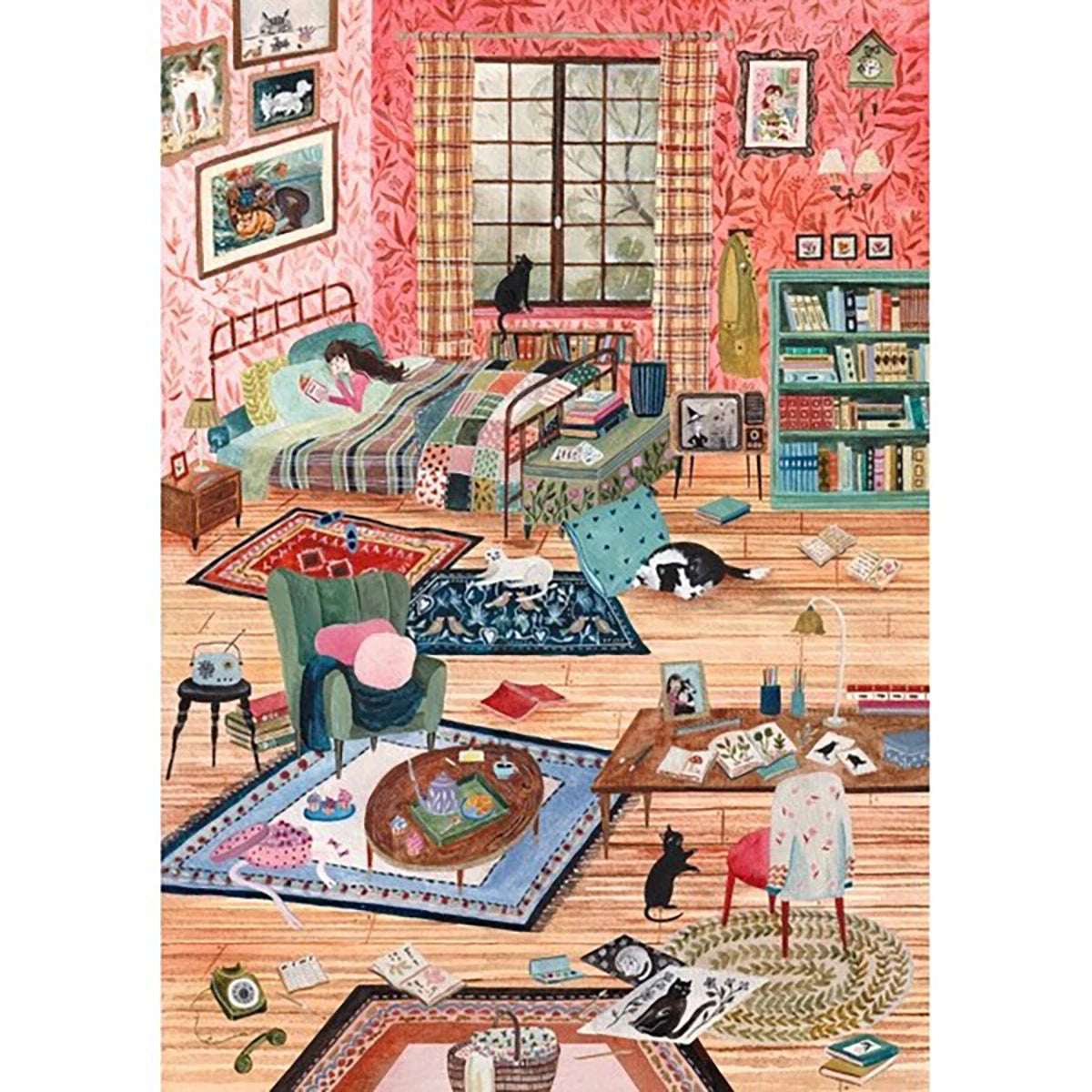Puzzle Chambre Cosy - 2000 Pièces
