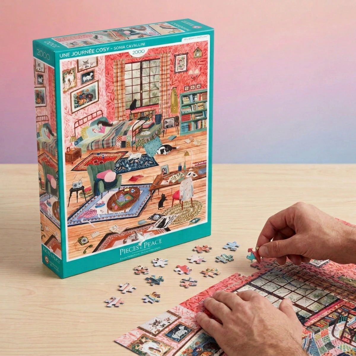 Puzzle Chambre Cosy - 2000 Pièces