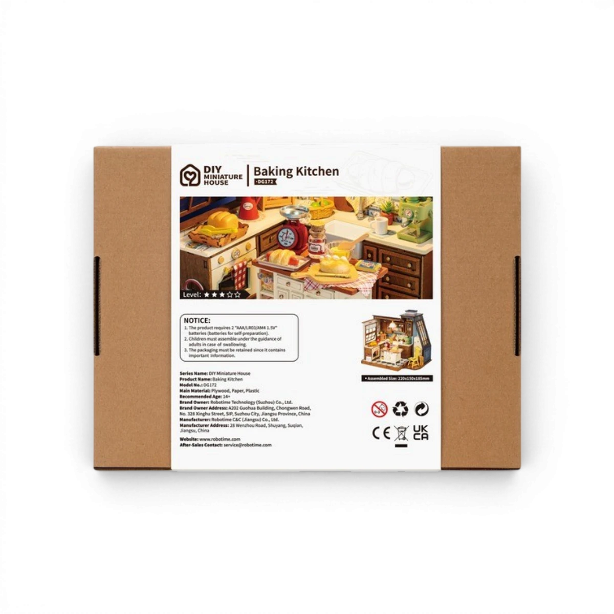 Maquette Baking Kitchen – Kit DIY miniature Rolife