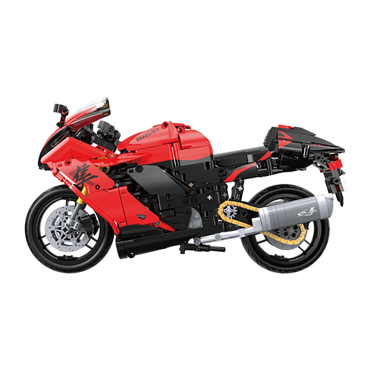 Moto Suzuki Hayabusa 25e Anniversaire (1043 pièces) – Set de construction – CaDA