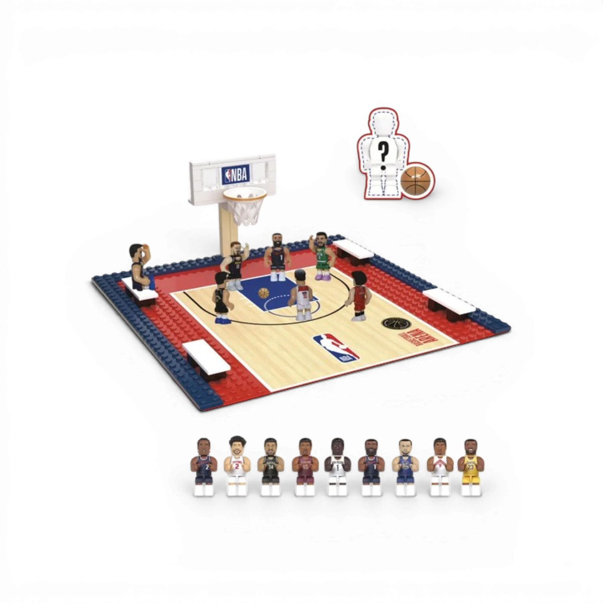 Terrain de basket à construire – NBA avec figurine mystère