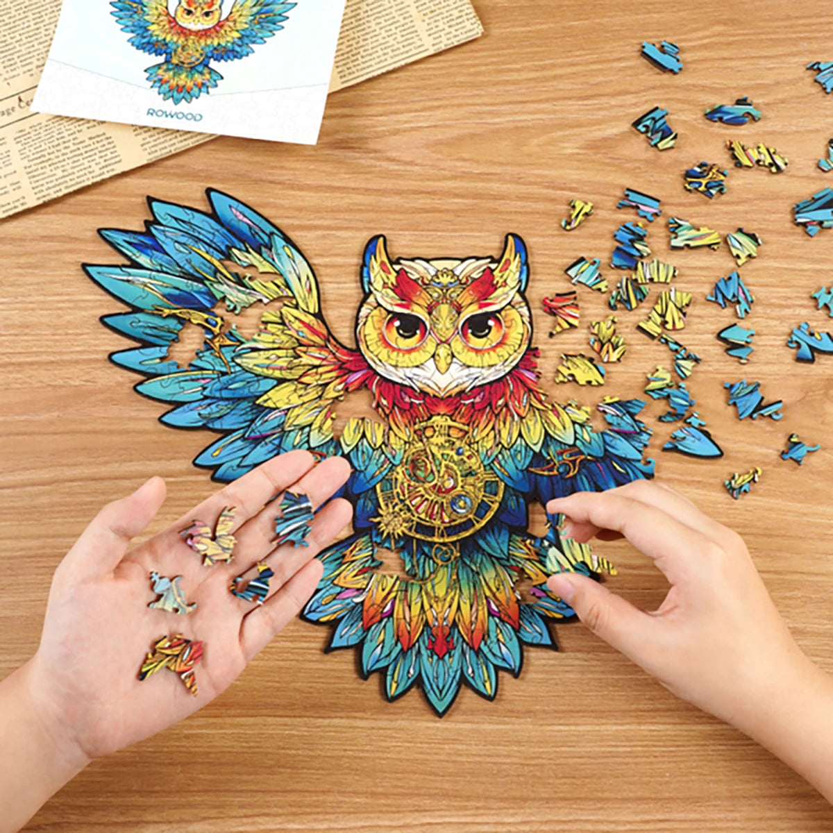 Hibou - Puzzle Paradise en bois