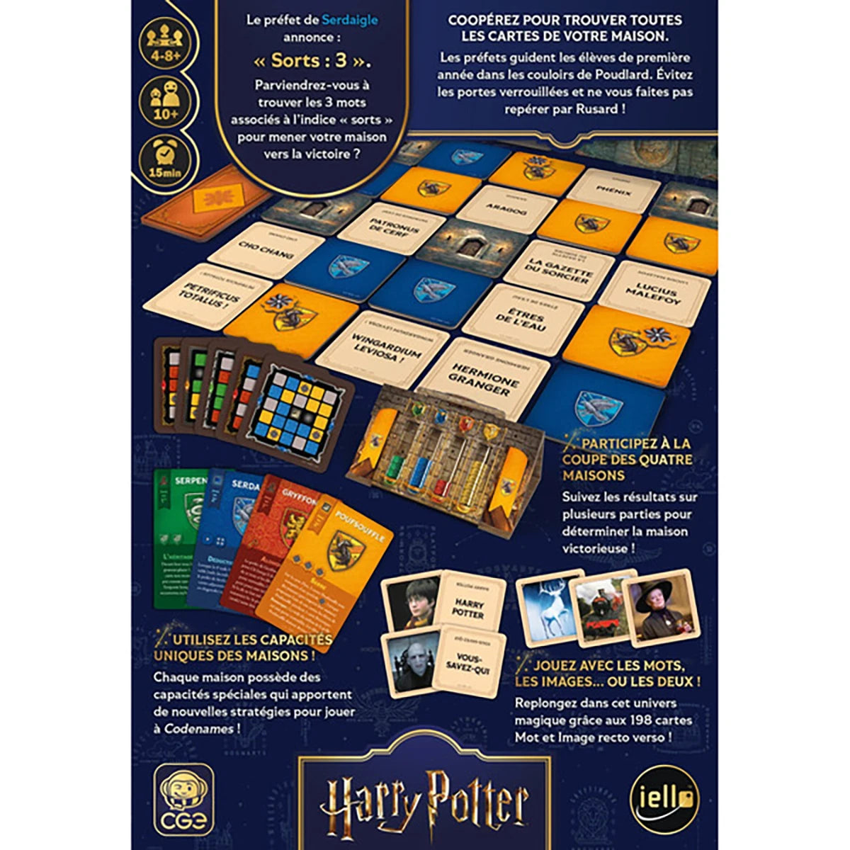 Codenames Harry Potter – Jeu de déduction et association