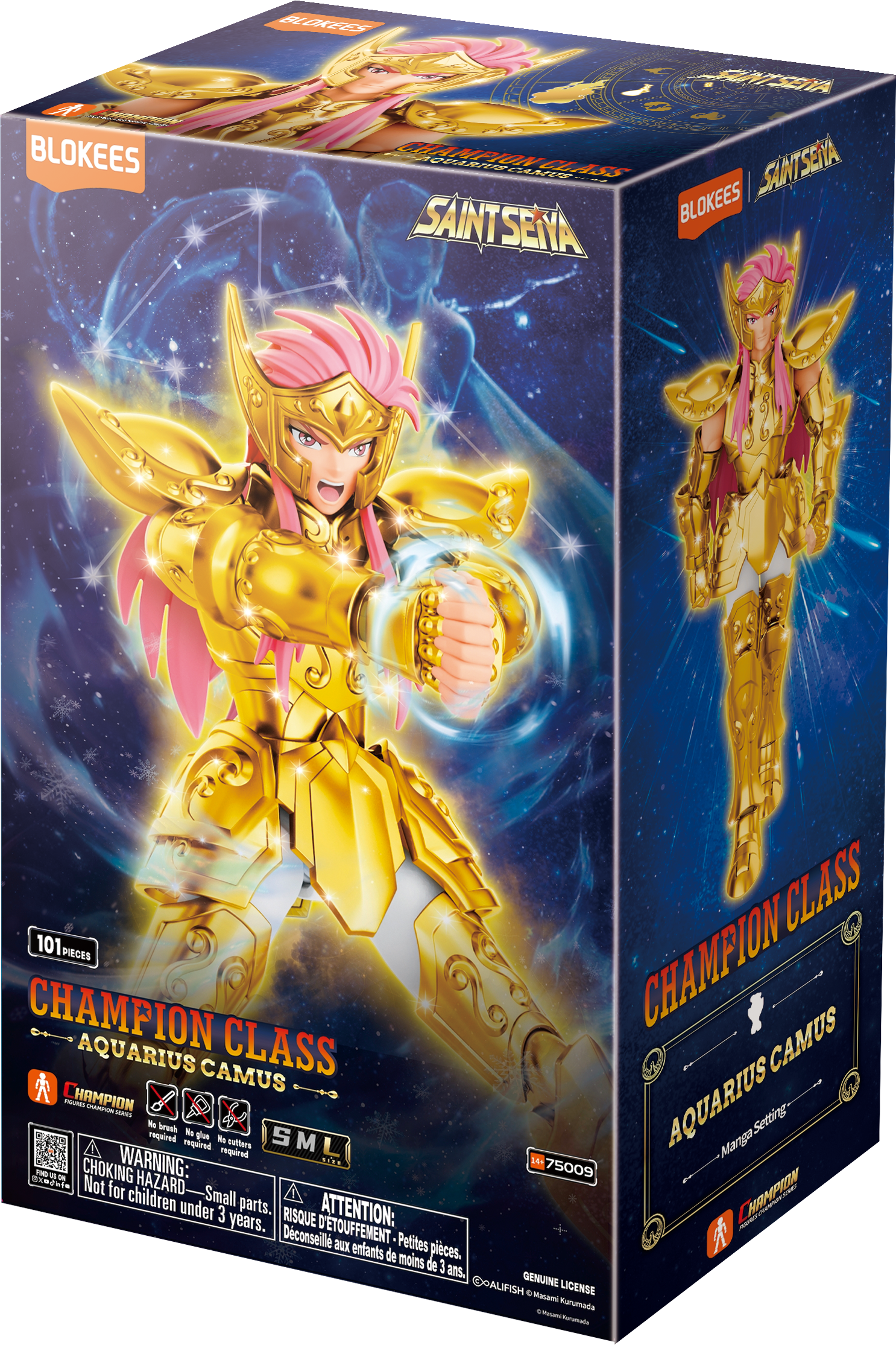 Figurine à assembler Saint Seiya Champion Class Aquarius Camus