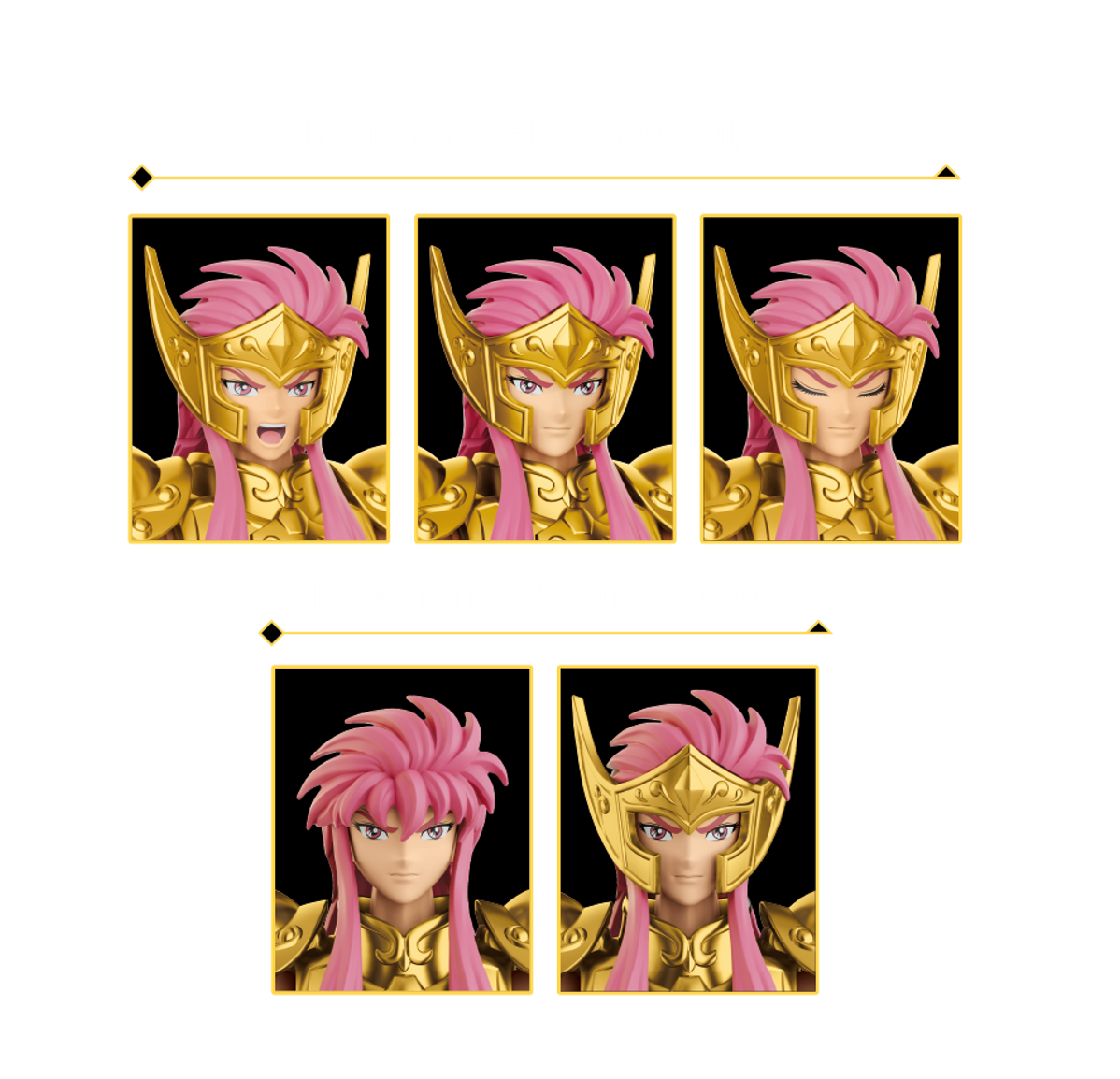 Figurine à assembler Saint Seiya Champion Class Aquarius Camus