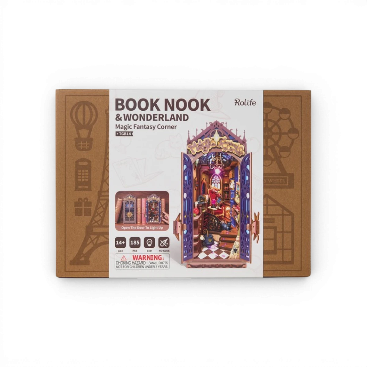 Book Nook Magic Fantasy Corner – Kit DIY 185 pièces