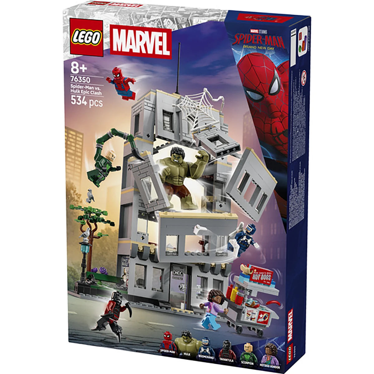 76350 - L’Affrontement légendaire entre Spider-Man et Hulk - LEGO® Marvel