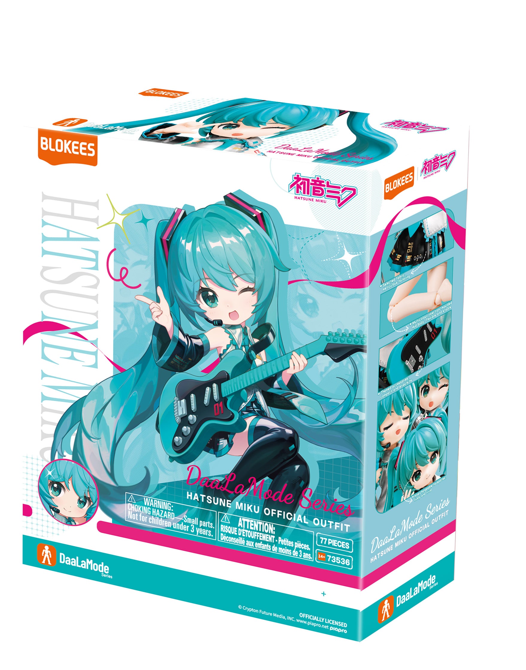 Figurine à assembler DaaLaMode Series - Hatsune Miku Official Outfit