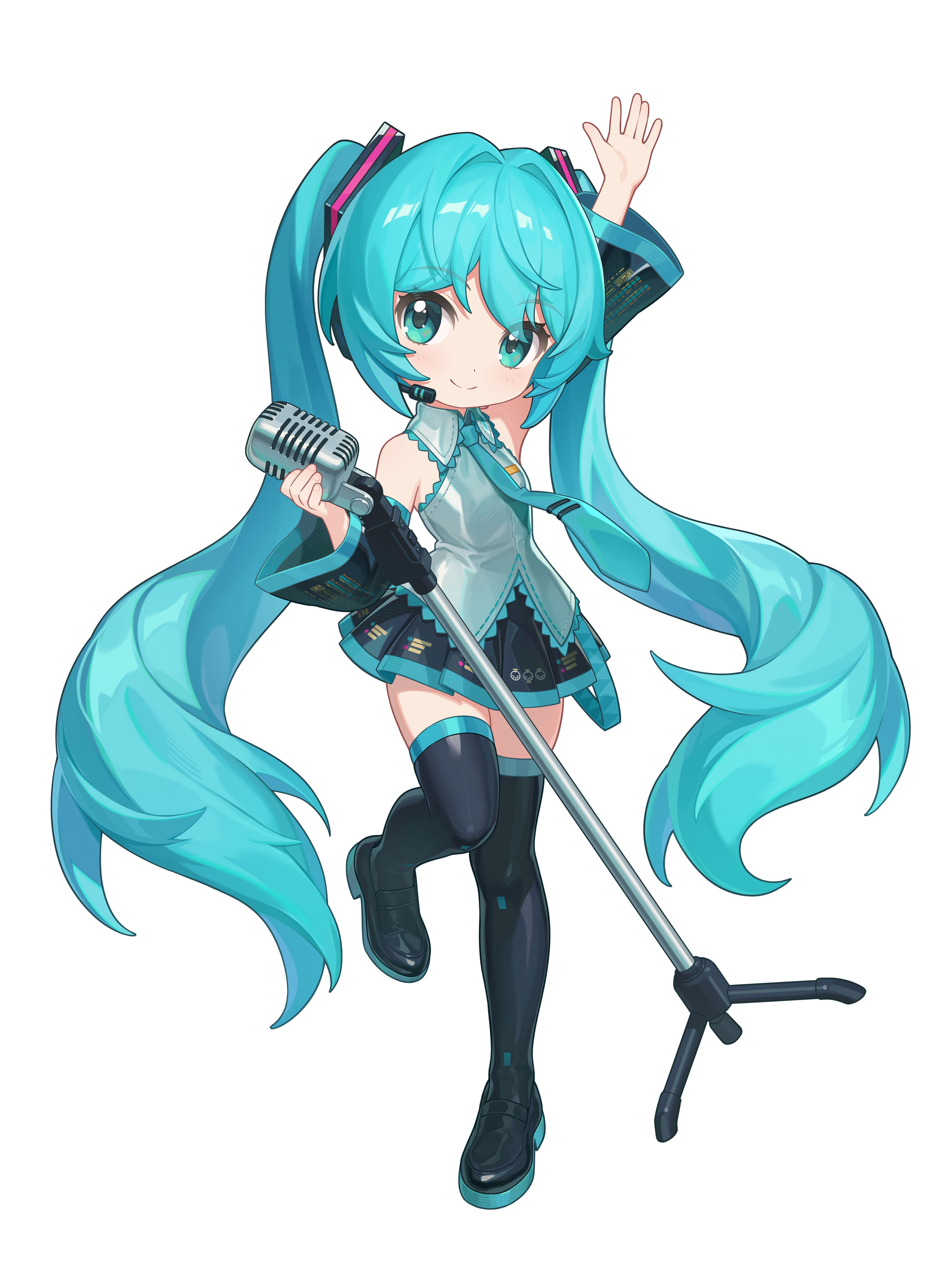 Figurine à assembler DaaLaMode Series - Hatsune Miku Official Outfit