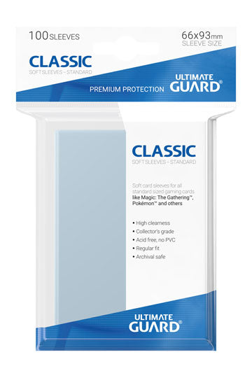 100 pochettes plastique standards - Ultimate Guard