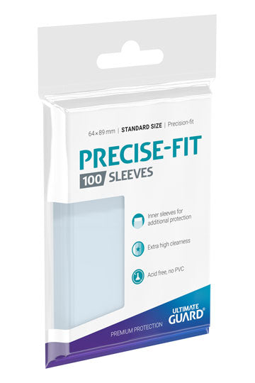 100 pochettes plastique Precise-Fit - Ultimate Guard