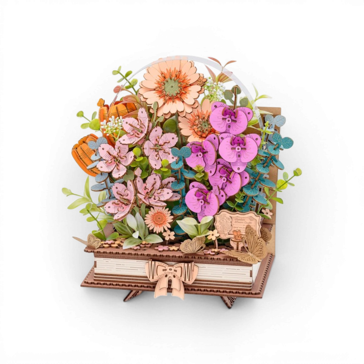 Maquette bouquet fleuri en livre – 552 pièces