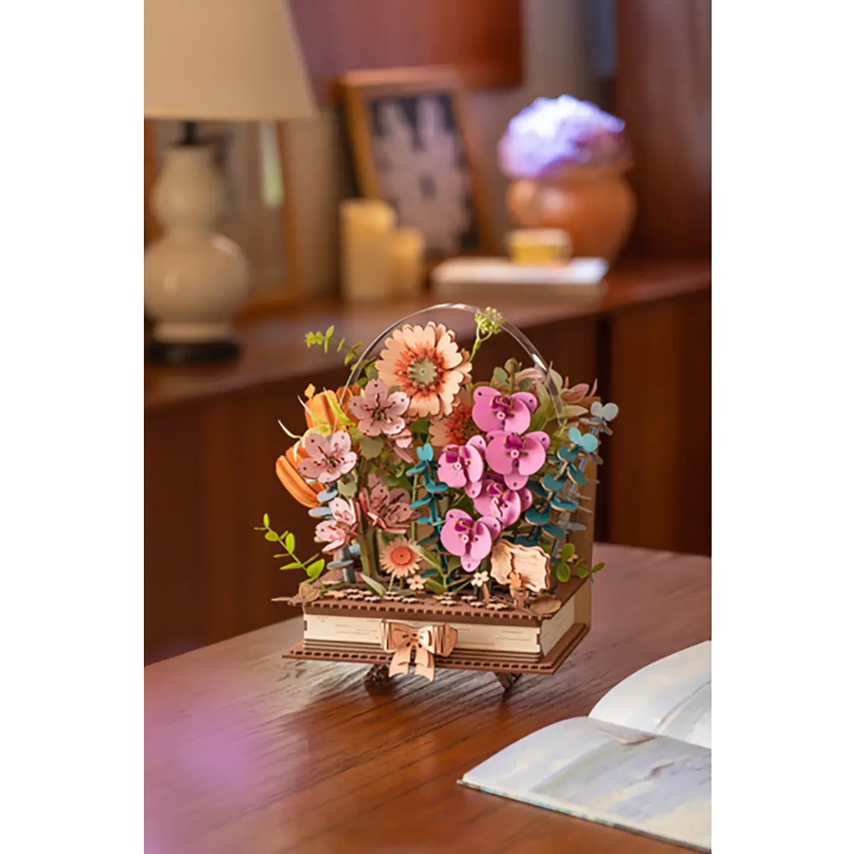 Maquette bouquet fleuri en livre – 552 pièces