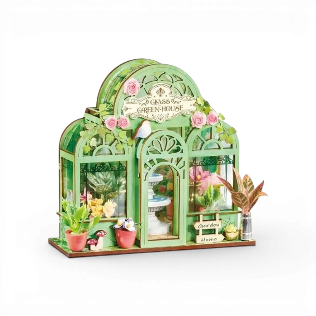 Maquette Green Fountain Garden – Jardin miniature Rolife