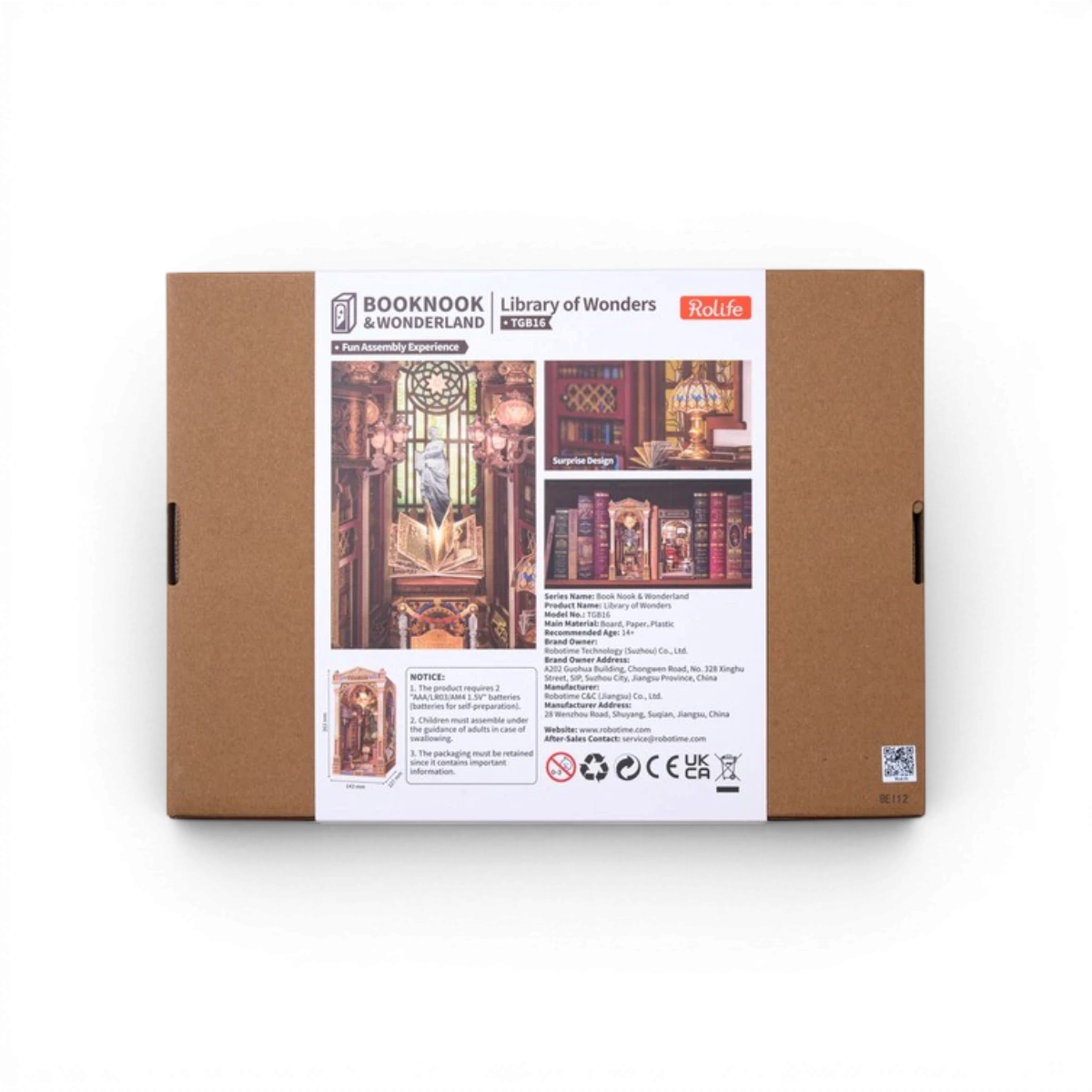 Book Nook Library of Wonders – Kit DIY bibliothèque