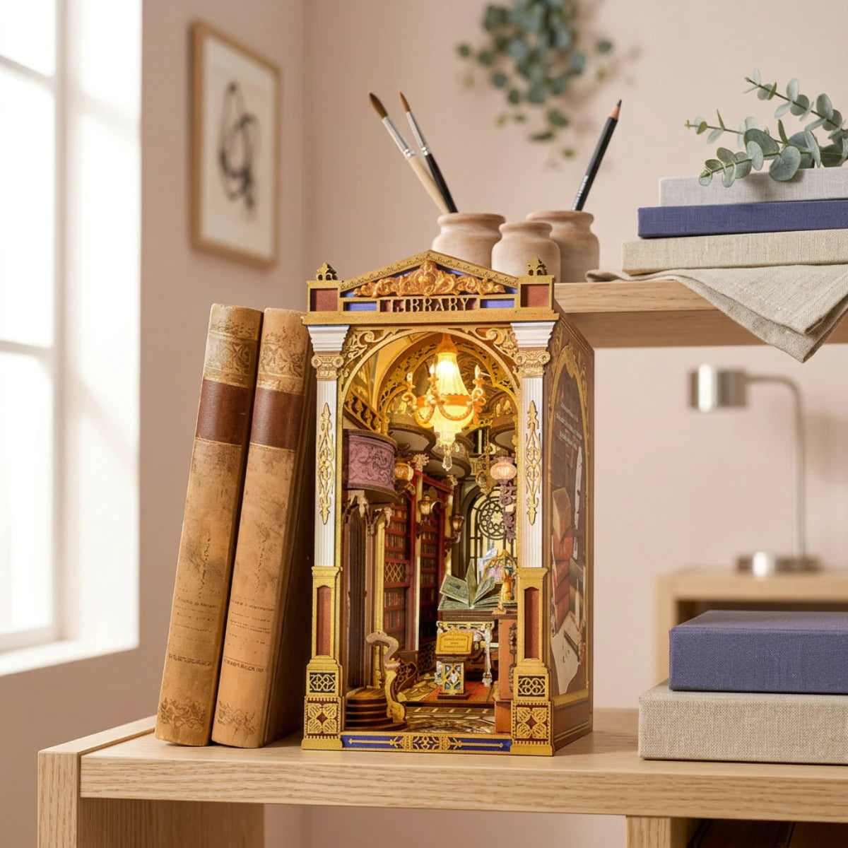 Book Nook Library of Wonders – Kit DIY bibliothèque