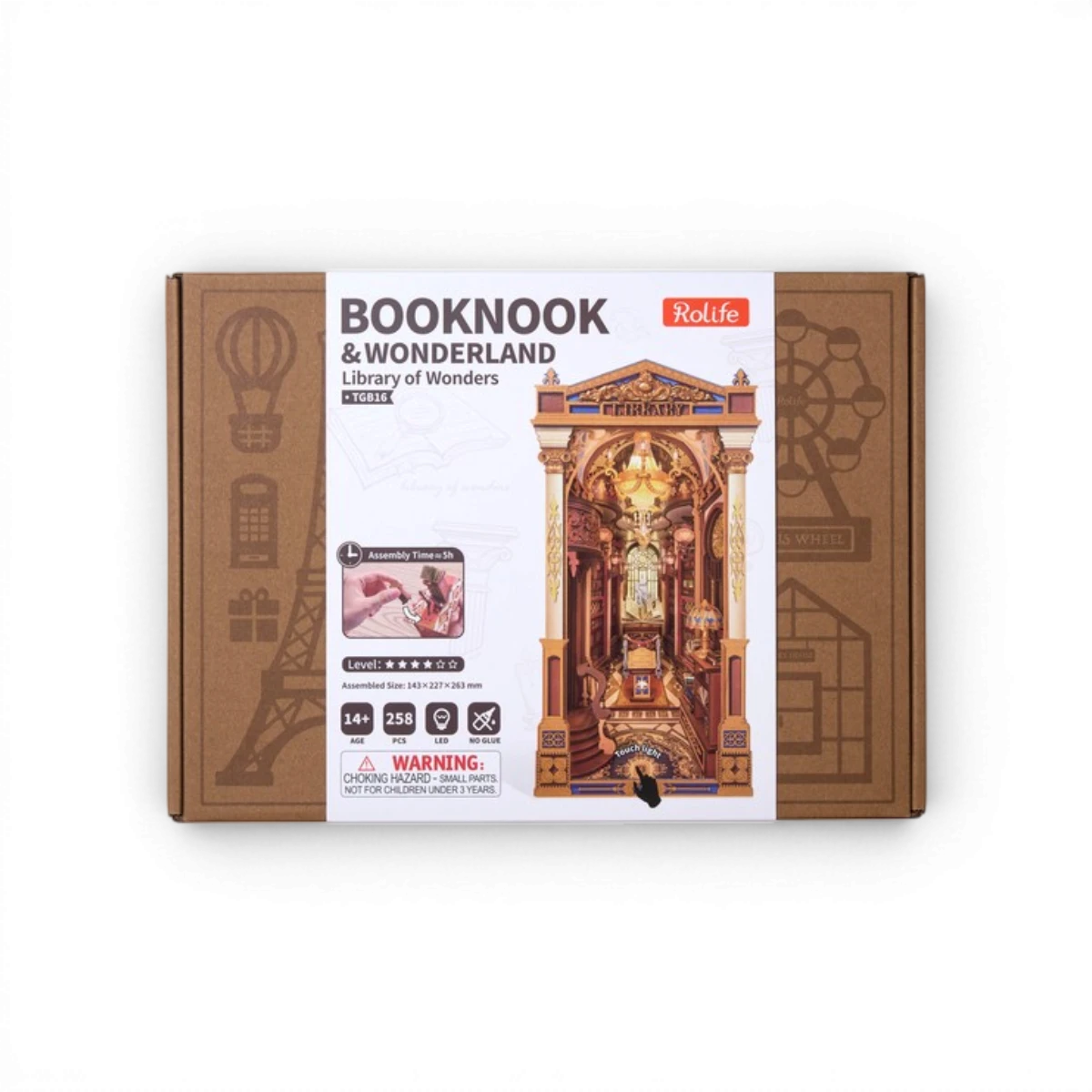 Book Nook Library of Wonders – Kit DIY bibliothèque