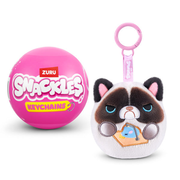 Mini peluche porte-clés Snackles 8cm (modèle aléatoire)