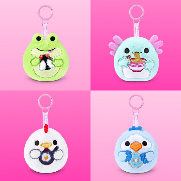 Mini peluche porte-clés Snackles 8cm (modèle aléatoire)