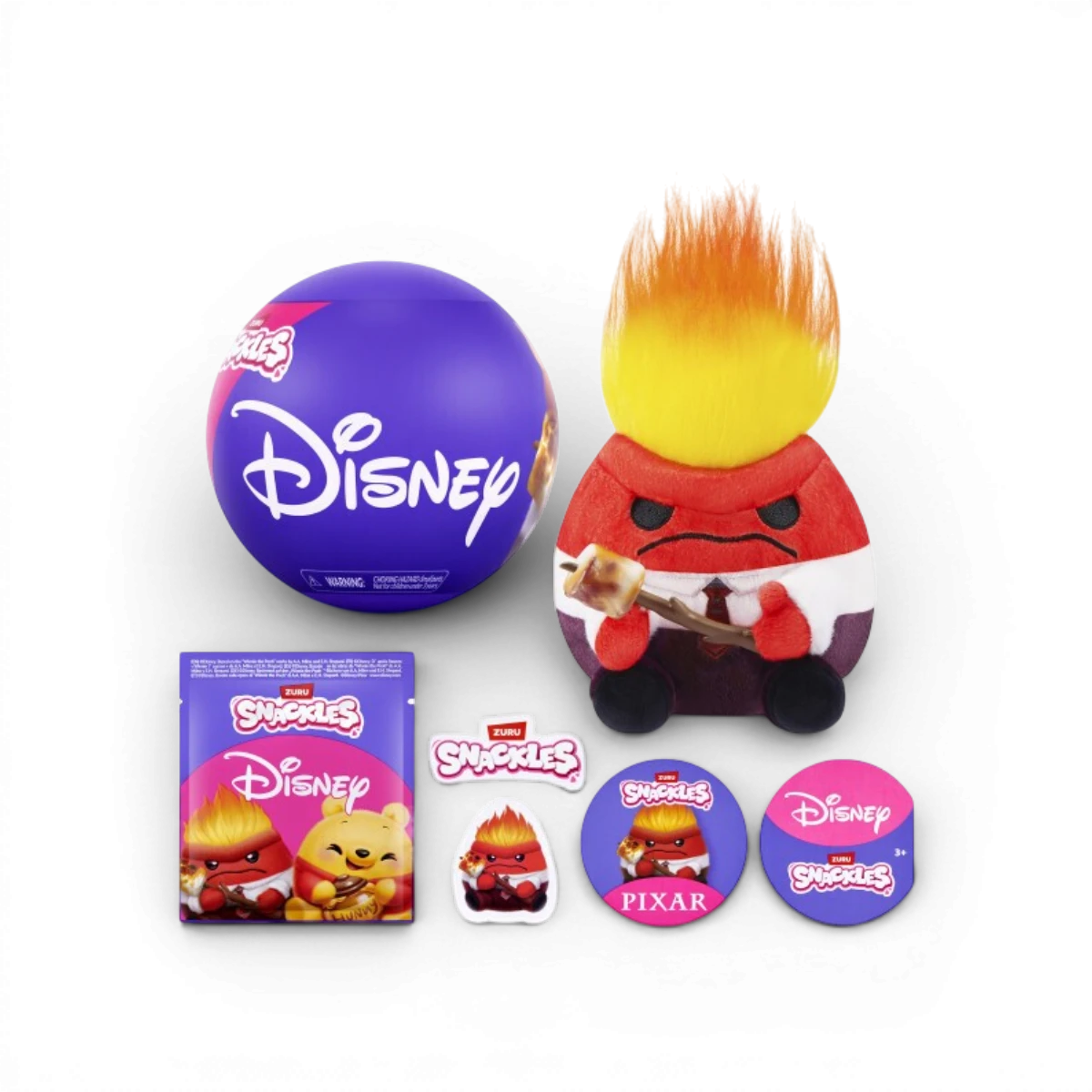 Peluche Snackles Disney 12cm Series 2 (modèle aléatoire)