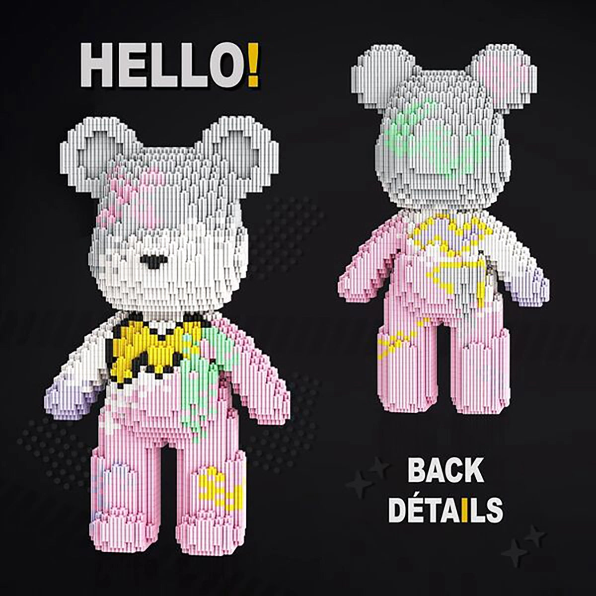 Maquette M Blocks - Ours Cutebear-Q Prestige (2542 pièces)