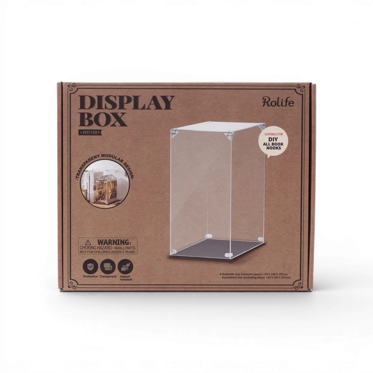 Vitrine protection – Book Nook