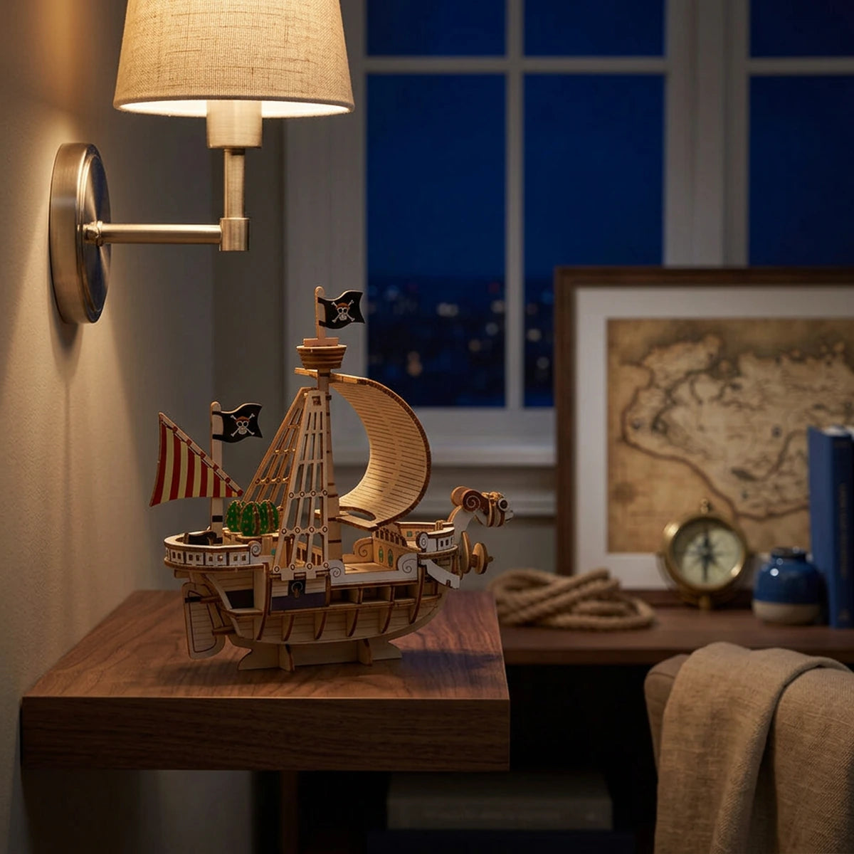 Kit Book Nook Wa-Gu-Mi One Piece - Bateau Going Merry