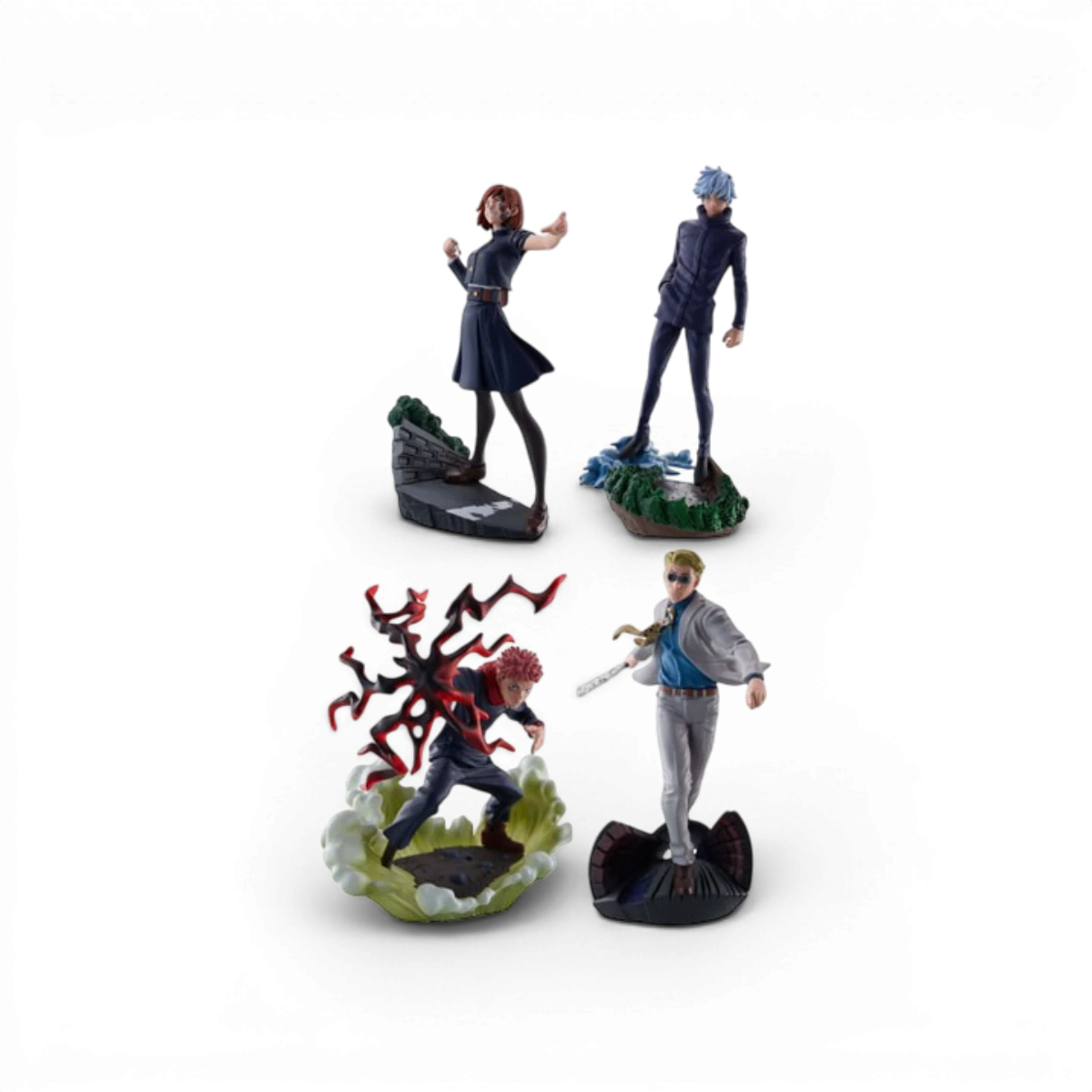 Jujutsu Kaisen Petitrama Series pack 4 trading figures Jujutsu Kaisen Series Vol.2 Set 9 cm