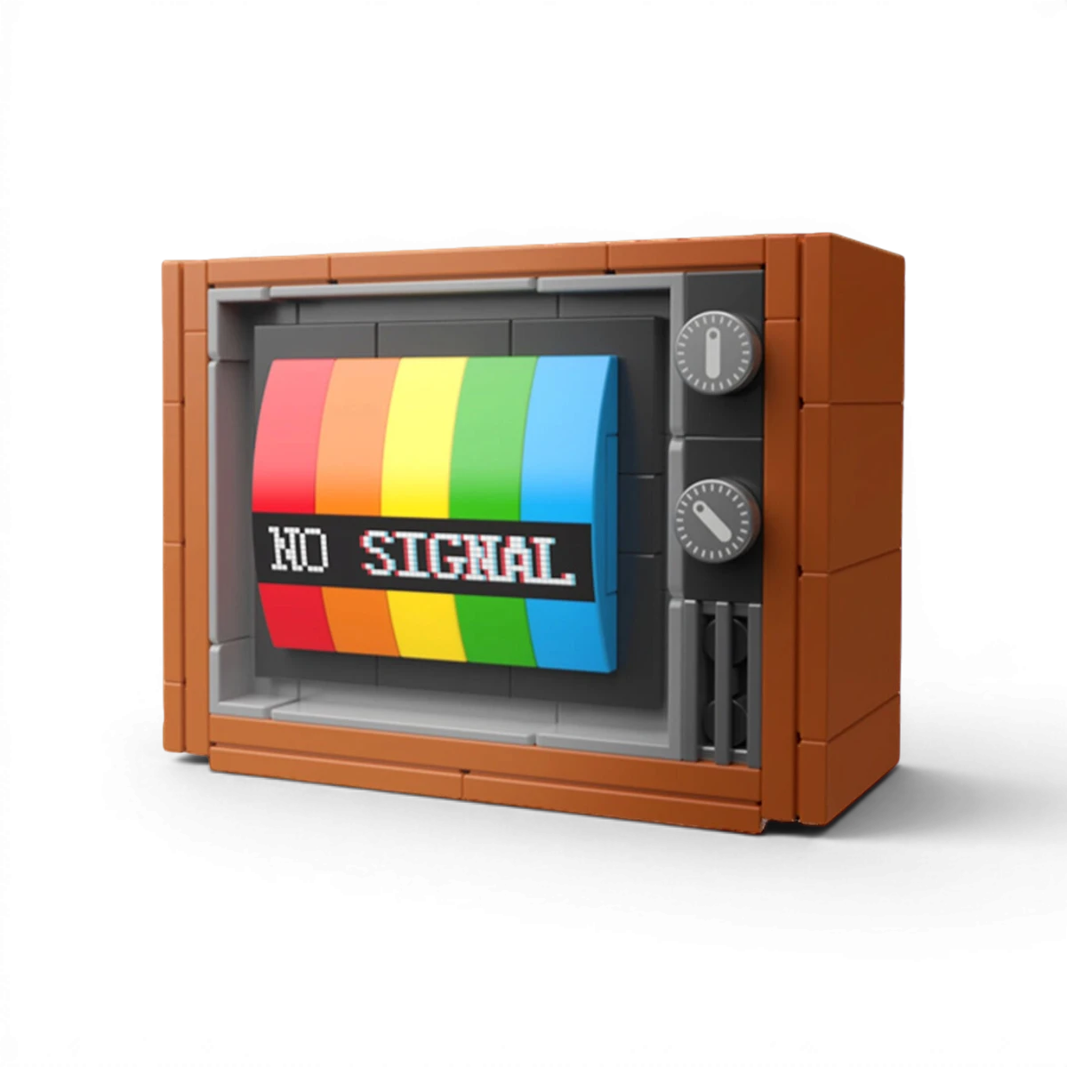 Kit de construction Rétro Pop Series - Télévision couleur 1970