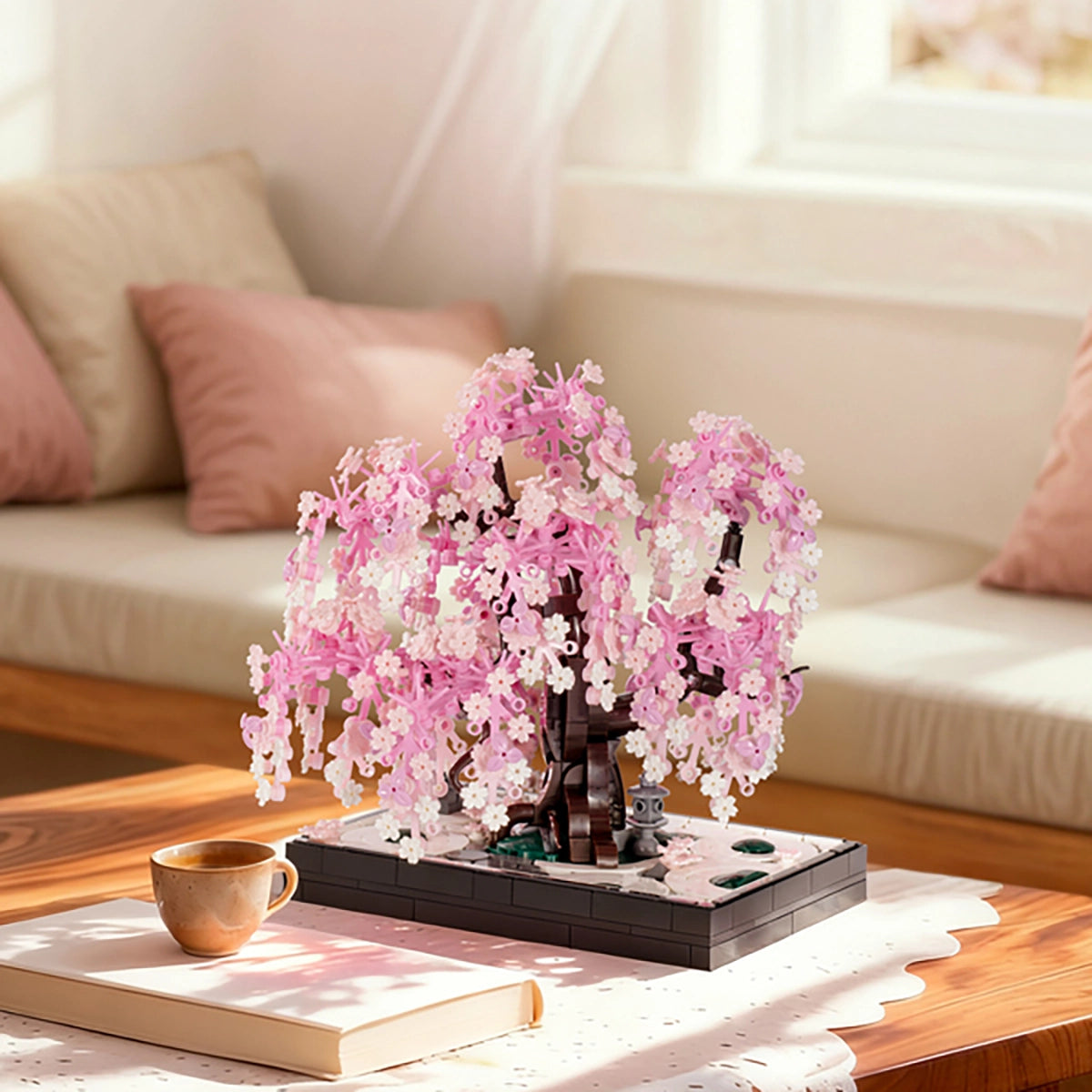 Set de construction Sakura Zen - Cerisier en fleurs (900 pièces)