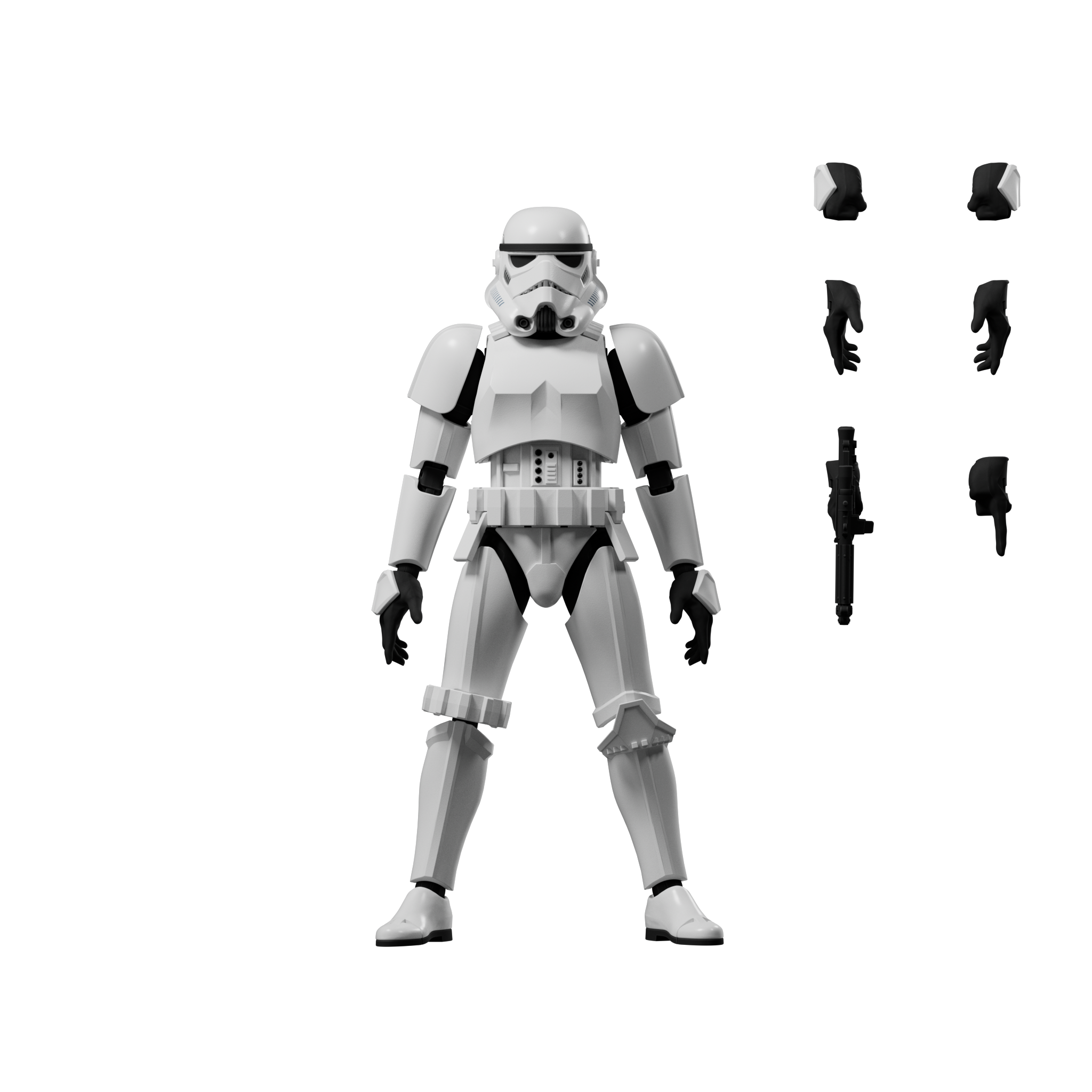 Figurine à assembler Star Wars Champion Class 02 - Evergreen movie Stormtrooper
