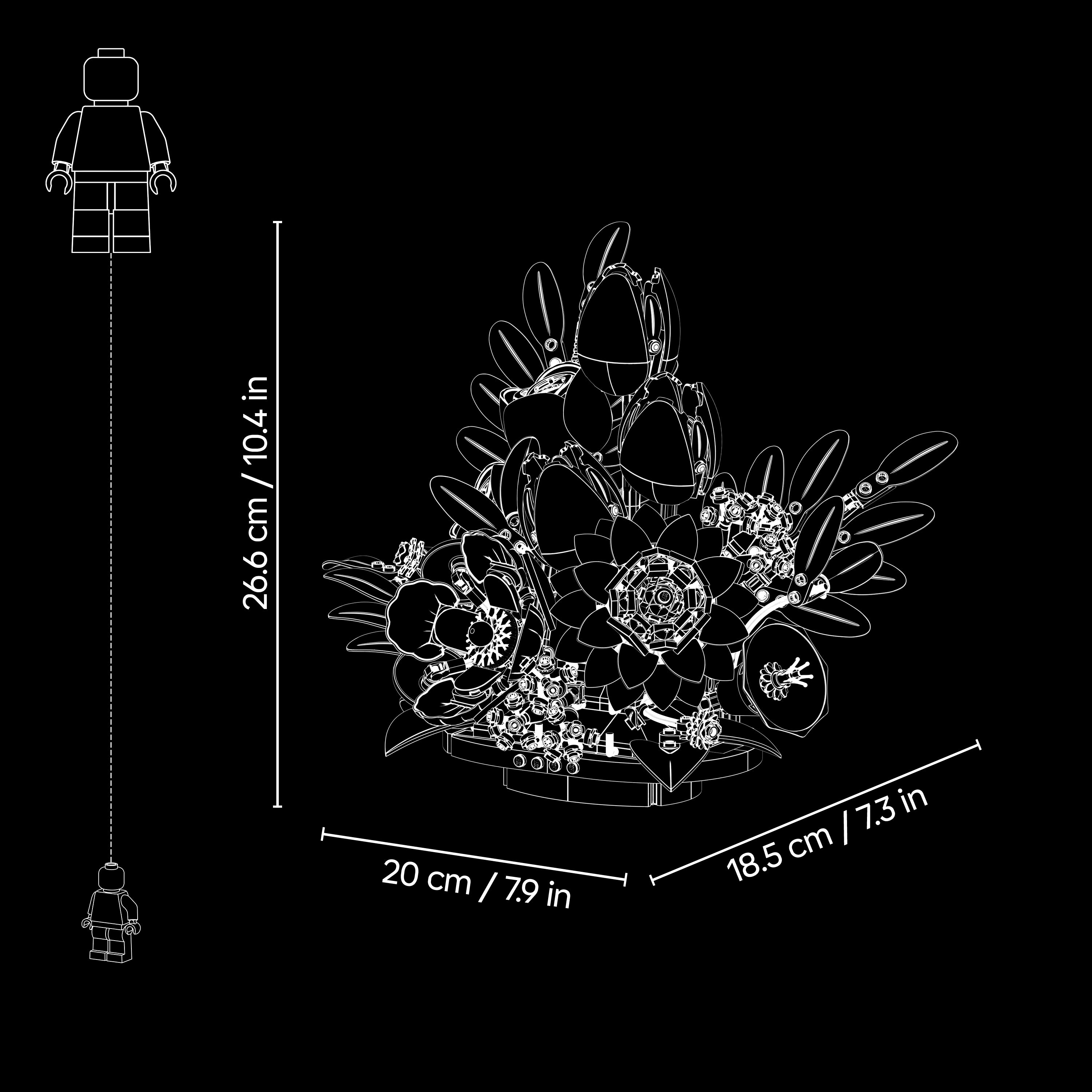 11513 - LEGO® Botanicals - La Composition Florale Sombre