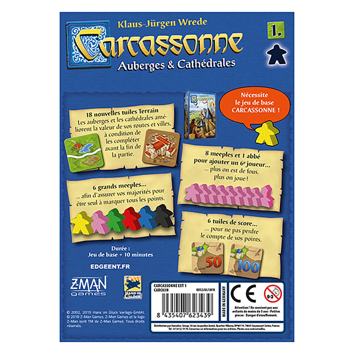 Carcassonne Auberges et Cathédrales – Extension stratégie