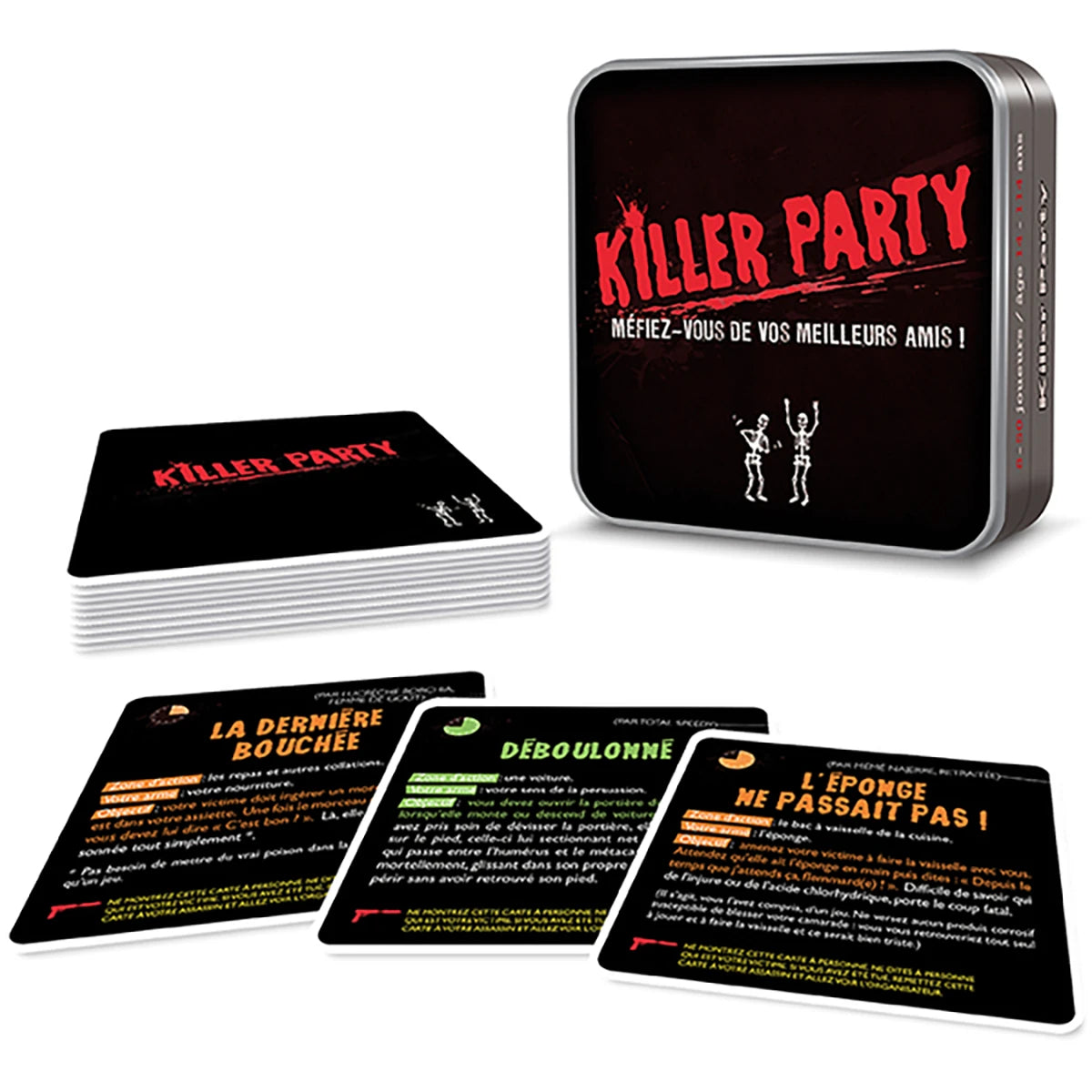 (Jeu Killer) – Jeu de cartes soirée missions secrètes