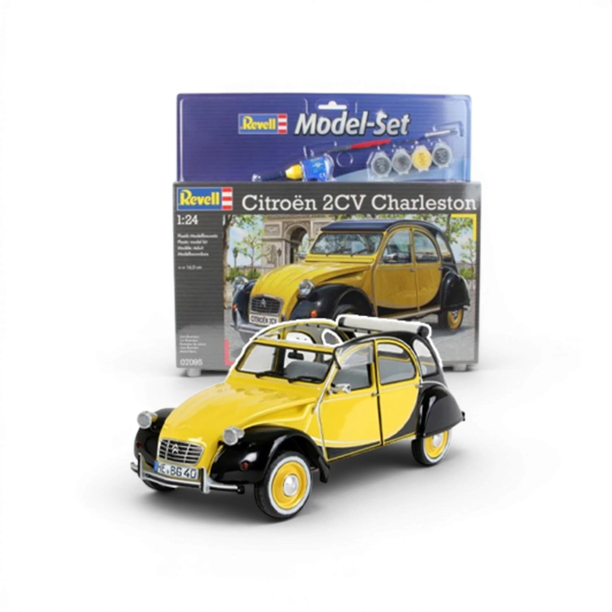 Maquette Citroën 2CV Charleston (126 pièces)