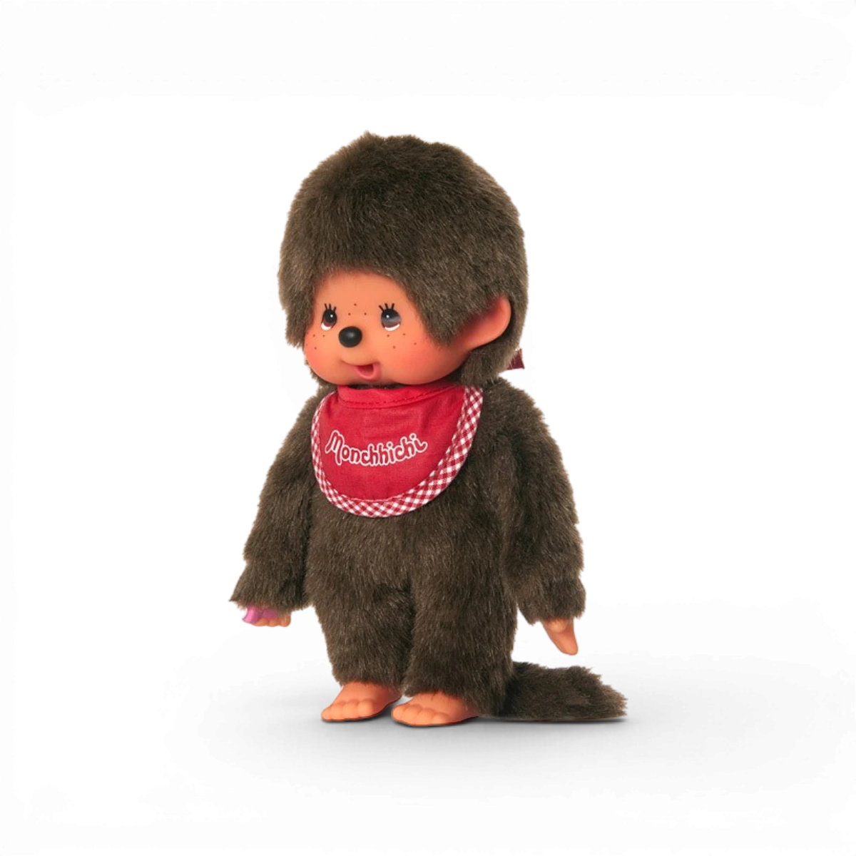 Peluche Monchhichi garçon rouge 20cm