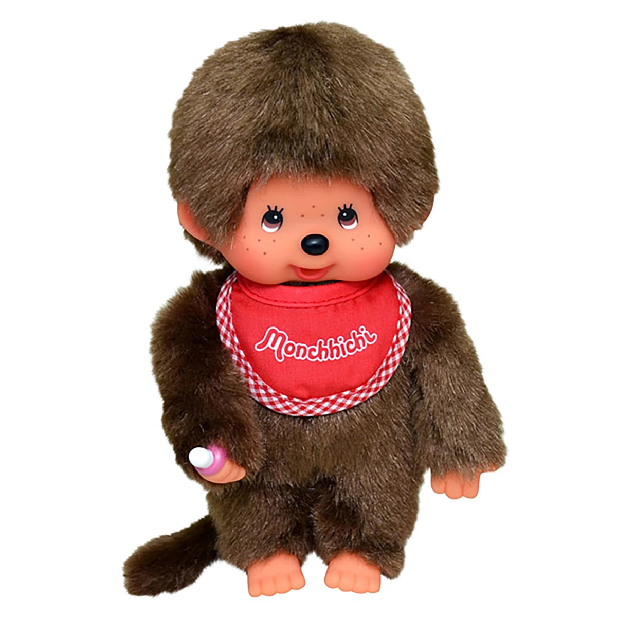 Peluche Monchhichi garçon rouge 20cm