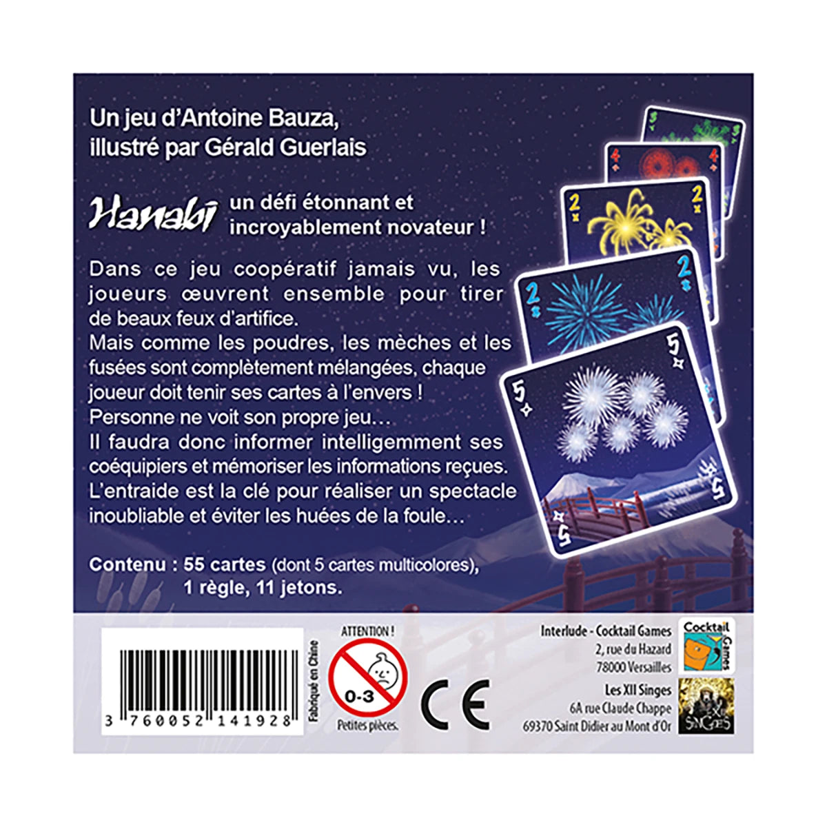Hanabi – Jeu de cartes coopératif stratégie