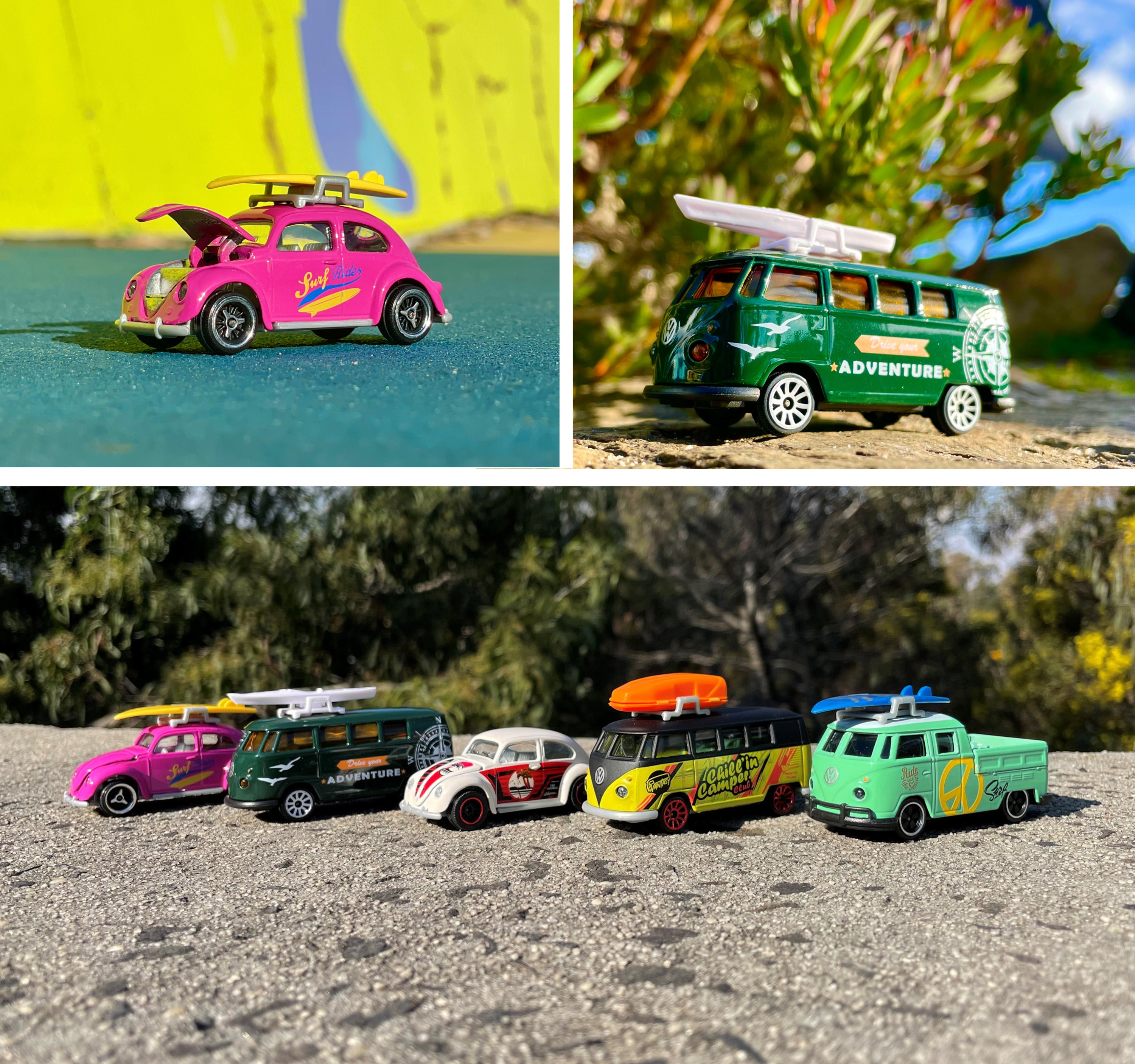 Coffret 5 voitures Volkswagen 1:64 – Majorette