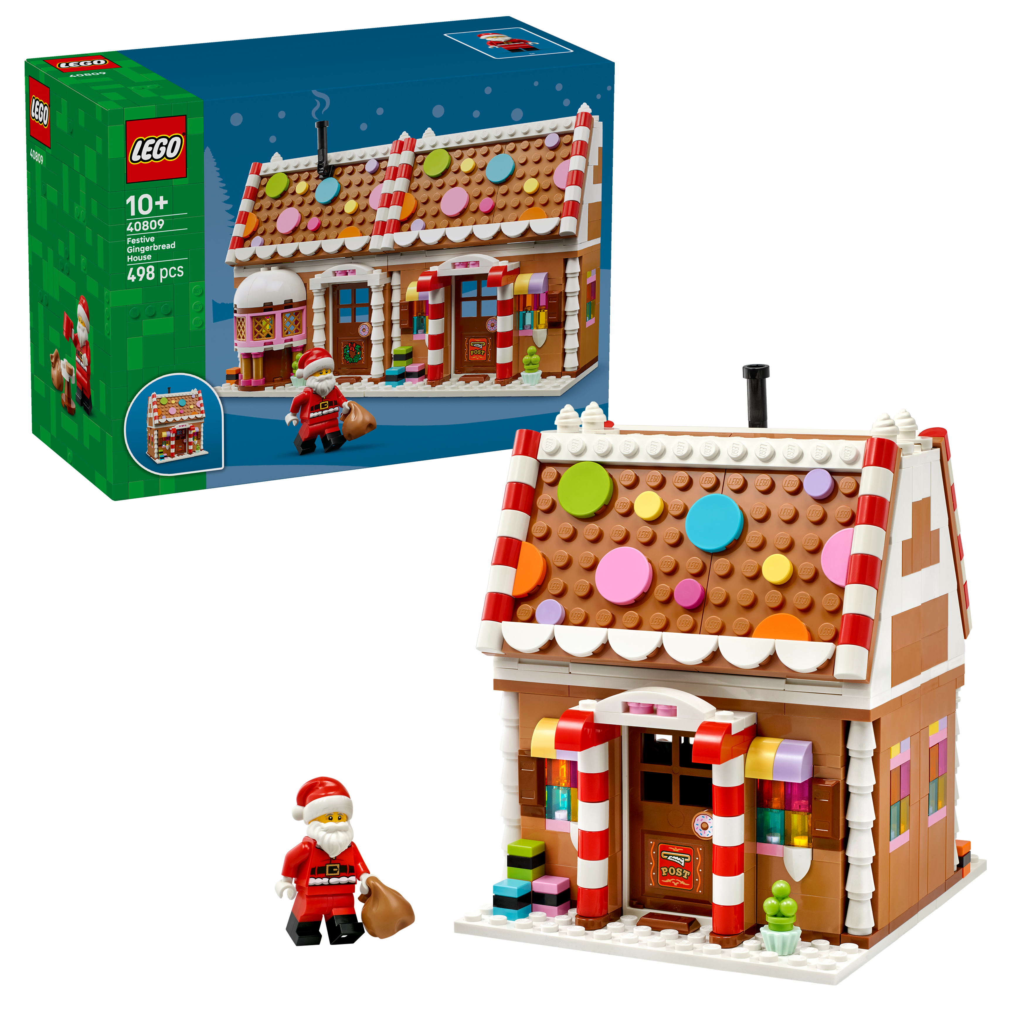40809 - LEGO® ICONIC - La maison en pain d’épices festive