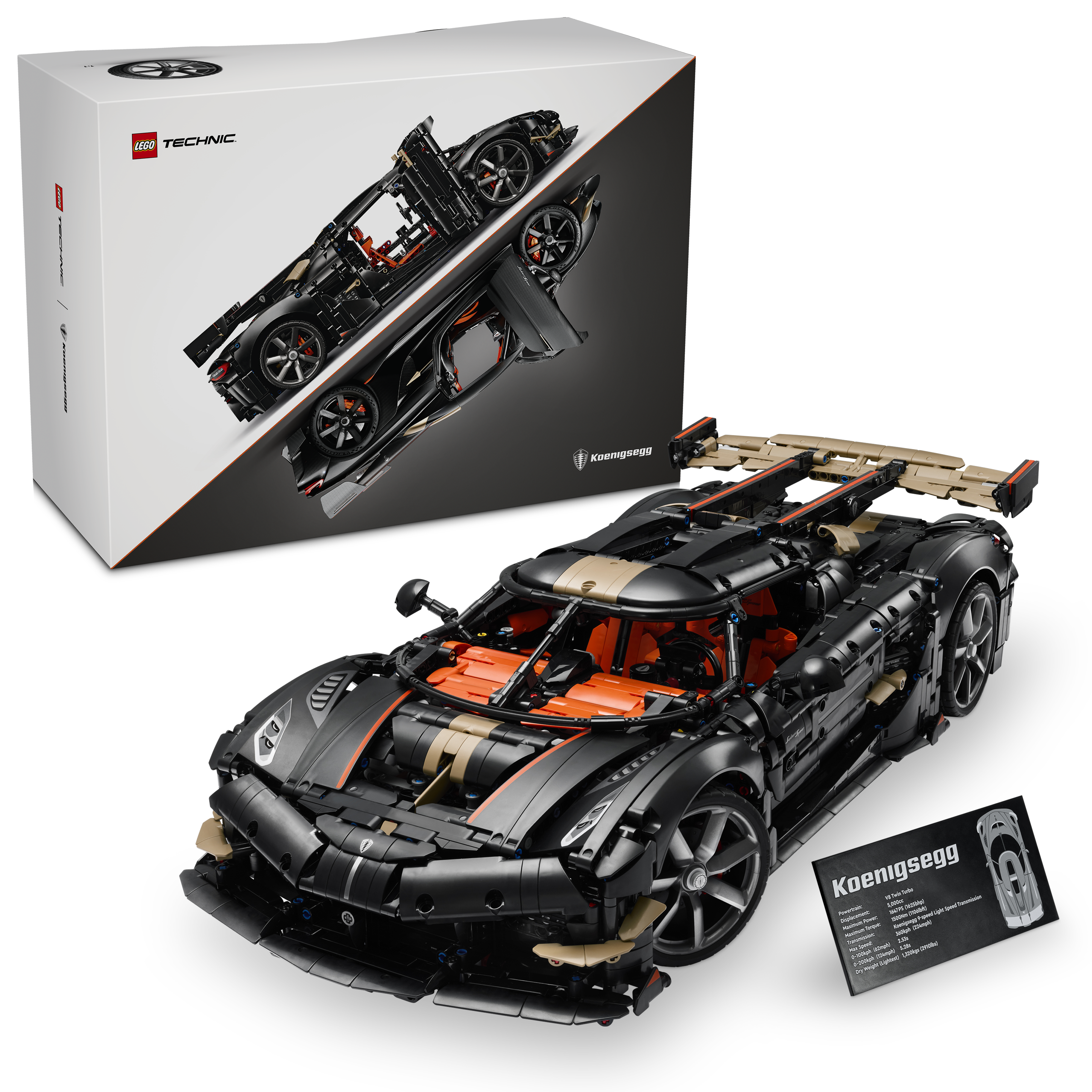 42232 - LEGO® Technic - Megacar Sadair's Spear de Koenigsegg