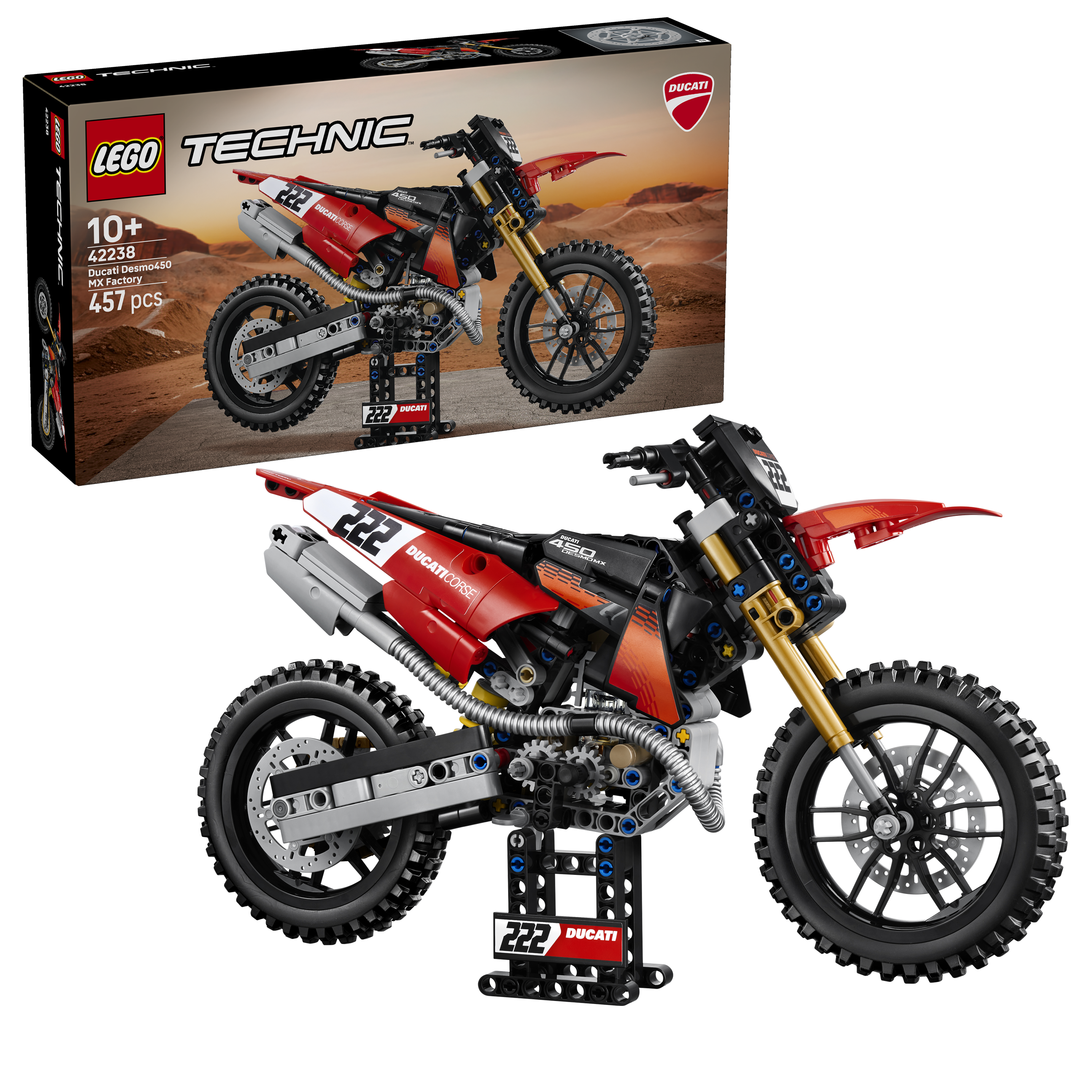 42238 - LEGO Technic - La Moto Ducati Desmo450 MX Factory