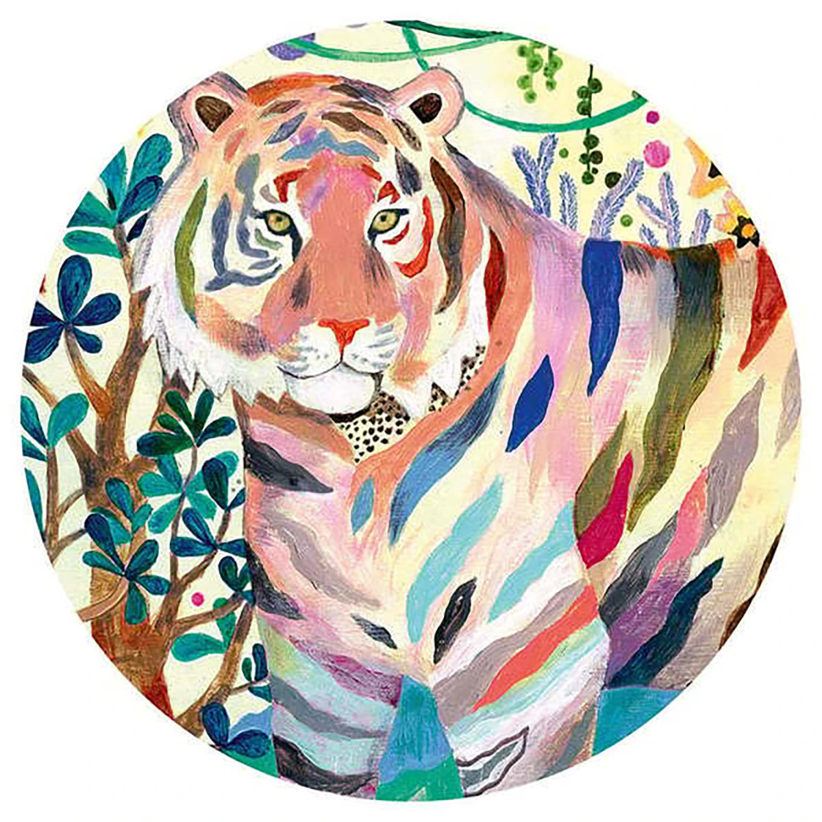 Puzzle Djeco Rainbow Tigers 1000 pièces
