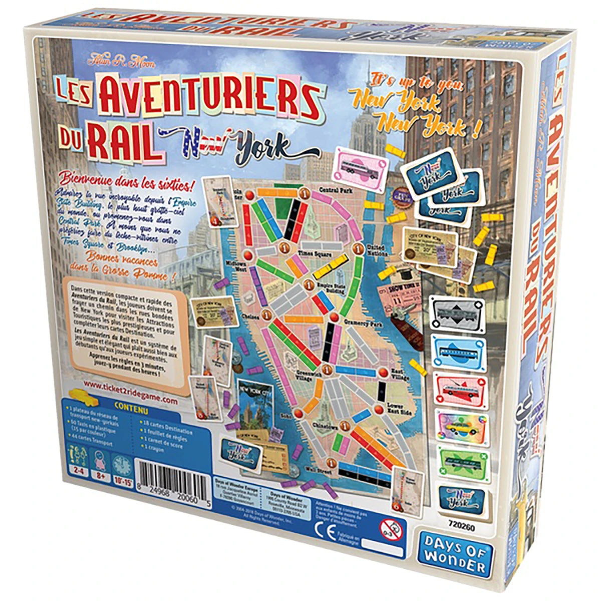 Aventuriers du Rail New York – Jeu de stratégie et parcours