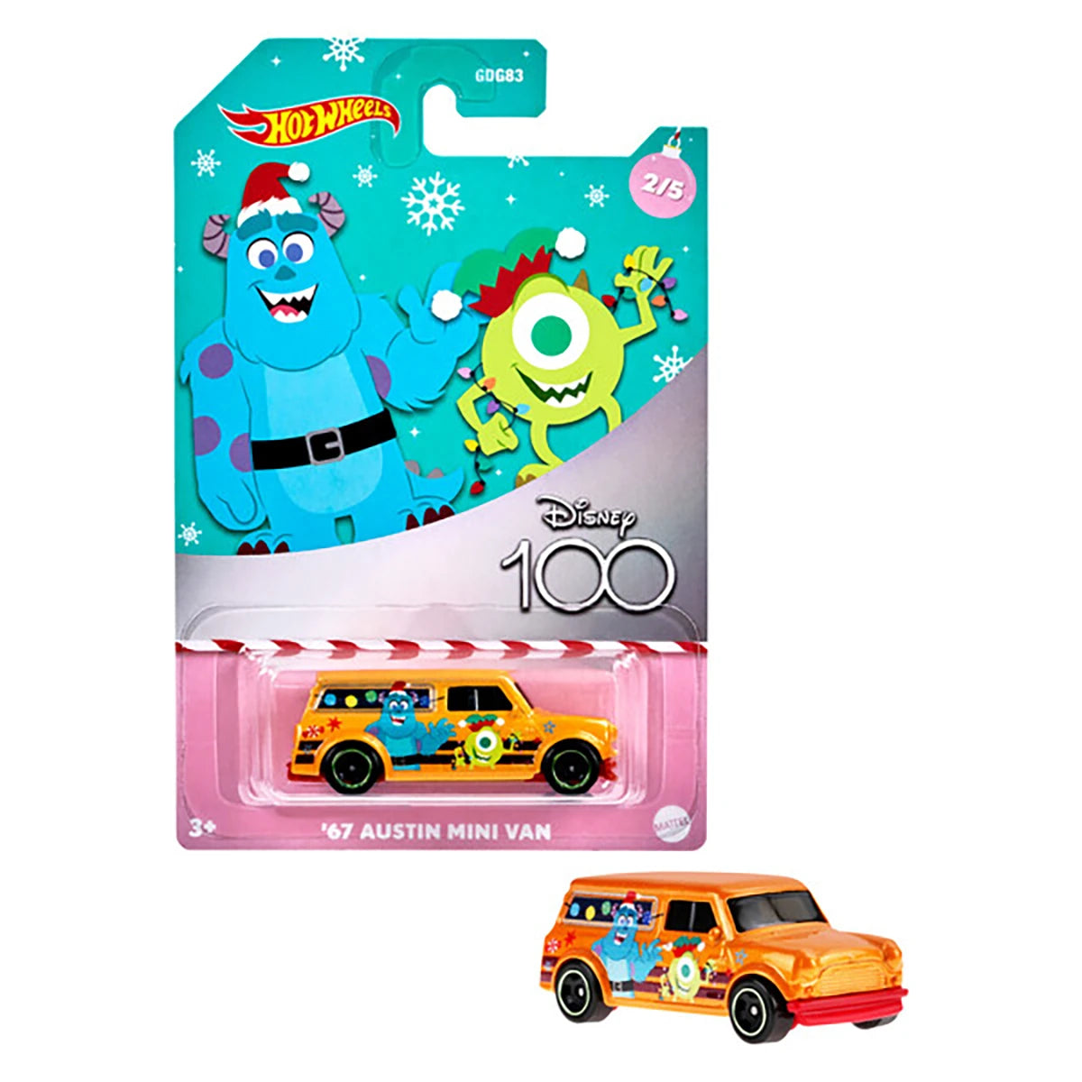 Voiture Hot Wheels personnages 1:64 (modèle aléatoire)