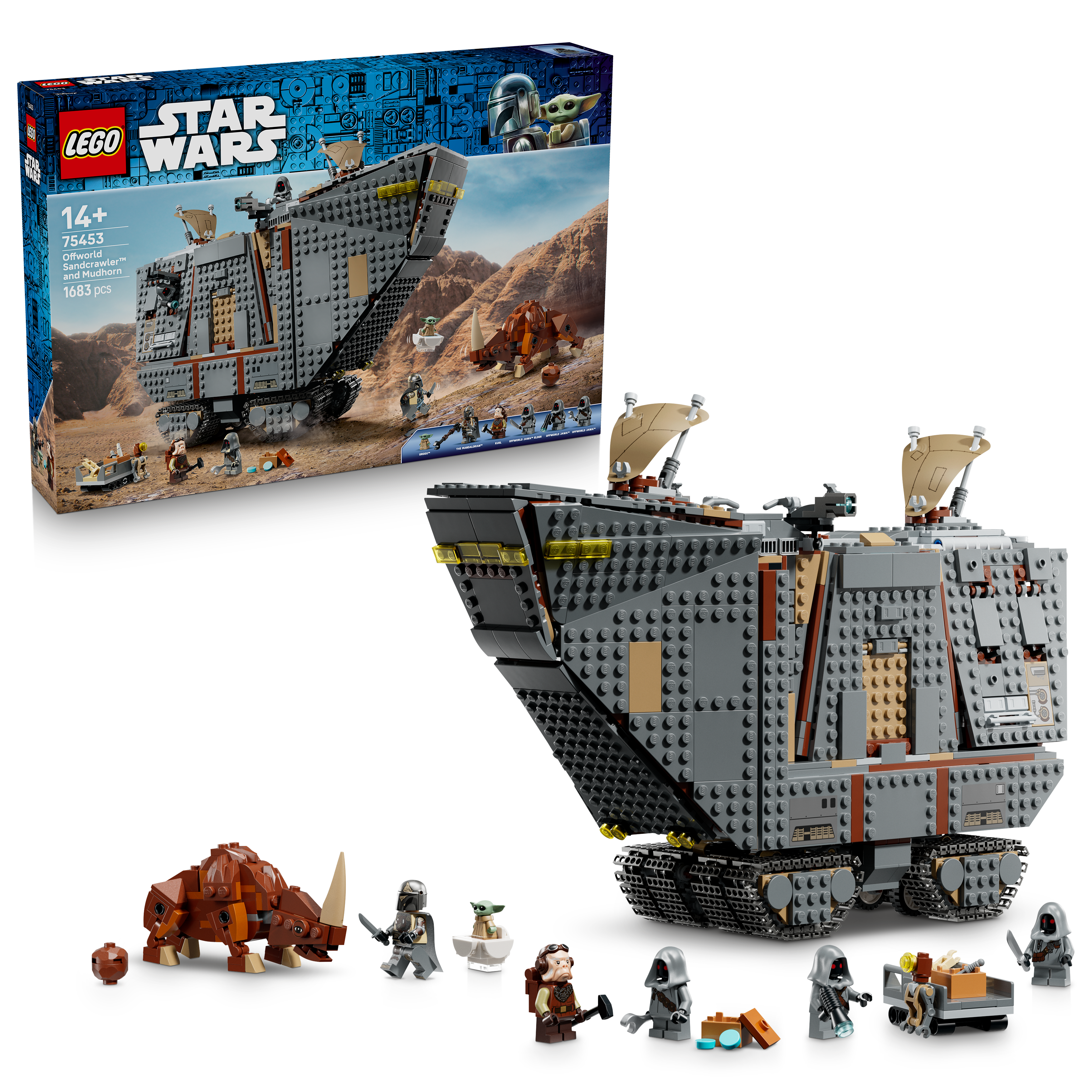 75453 - LEGO® Star Wars - Le Sandcrawler d’Offworld et le Mudhorn