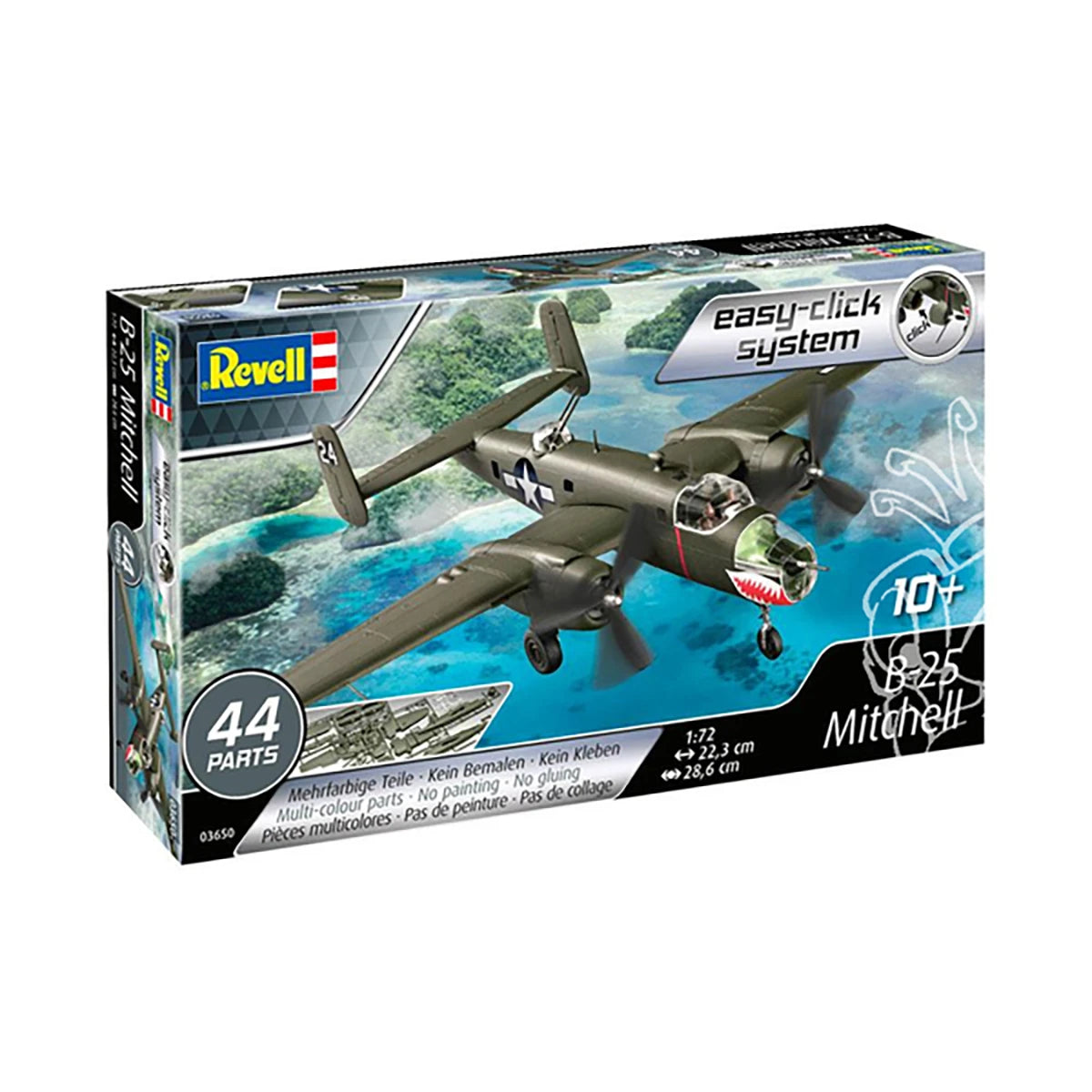 Maquette B25 Mitchell Easy Click (44 pièces)