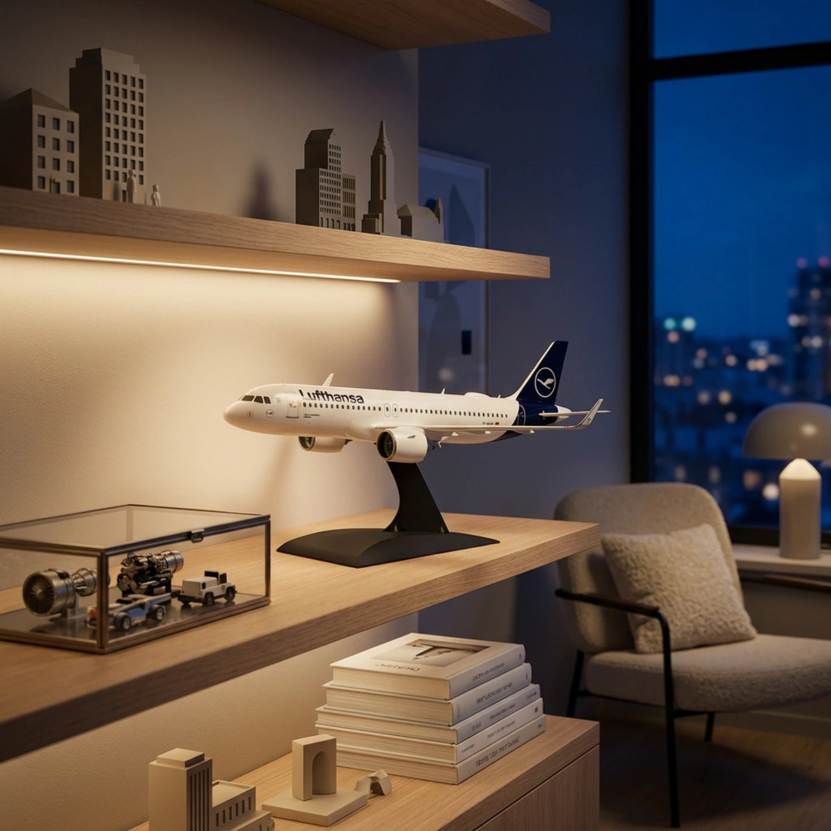 Maquette Airbus A320 Neo Lufthansa (38 pièces)