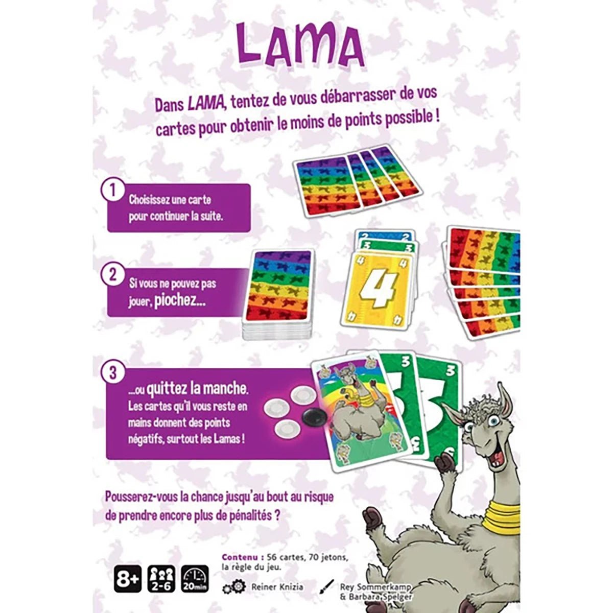 Lama – Jeu de cartes stratégie et risque