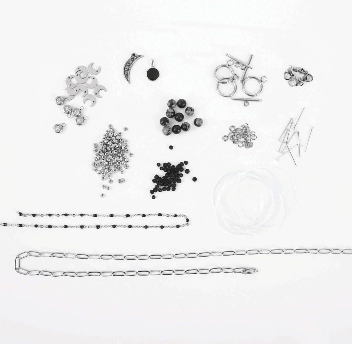 Kit inox parure argentée